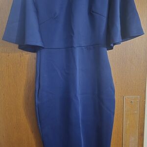 Elegant Blue Women's Dress